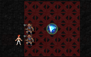 If you're willing to keep enemies in melee, place a prism 3 tiles away from you (2 tiles away from the enemy).